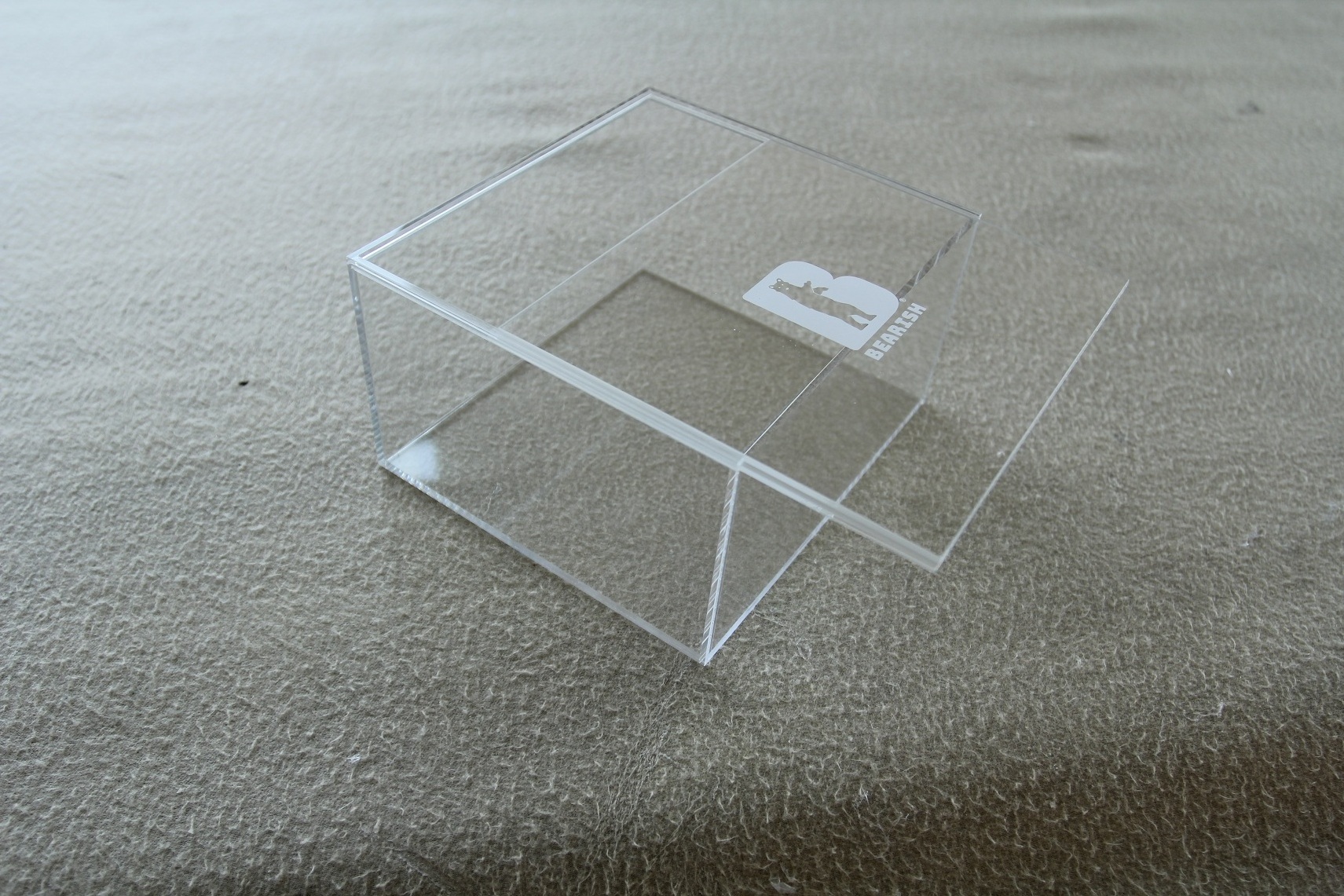 Custom plexiglass transparent clear acrylic box with sliding lid