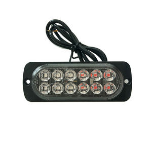 12-24V Flash Car Warning Light, 12 led strobe lights aircraft red green, Roof Top Truck White Security Led Strobe Light