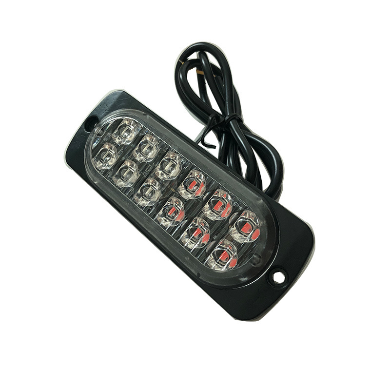 12-24V Flash Car Warning Light, 12 led strobe lights aircraft red green, Roof Top Truck White Security Led Strobe Light