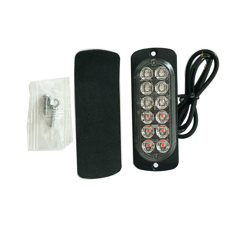 12-24V Flash Car Warning Light, 12 led strobe lights aircraft red green, Roof Top Truck White Security Led Strobe Light