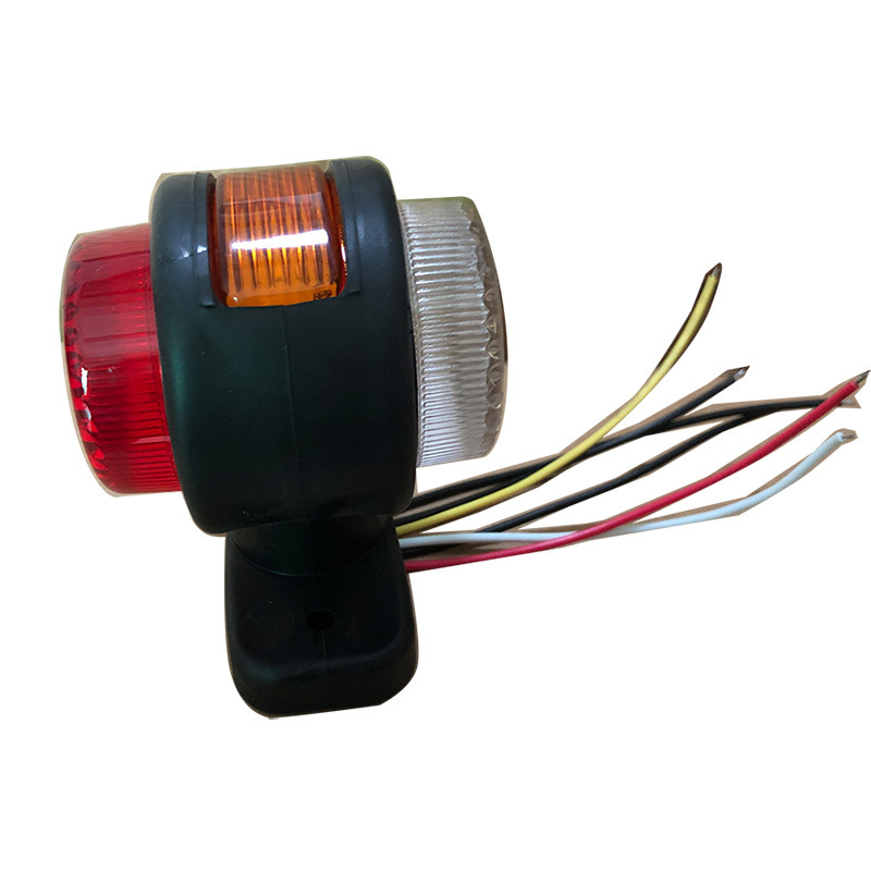 24V Universal LED Side Marker Light Stop Turn Signal Tail Lights Lamp For Trucks Cars Trailers Lorry Tractors