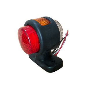 24V Universal LED Side Marker Light Stop Turn Signal Tail Lights Lamp For Trucks Cars Trailers Lorry Tractors