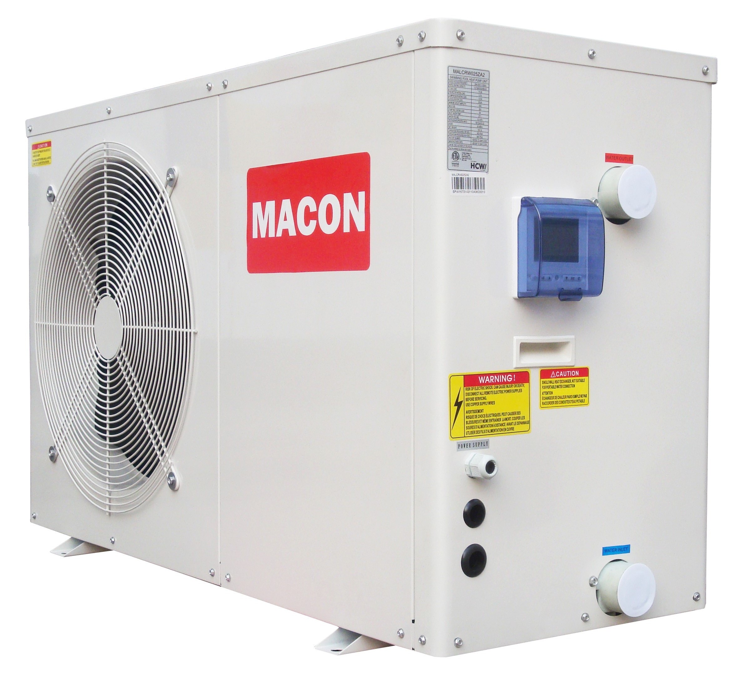 MACON SPA heat pump swimming pool heater  water heater