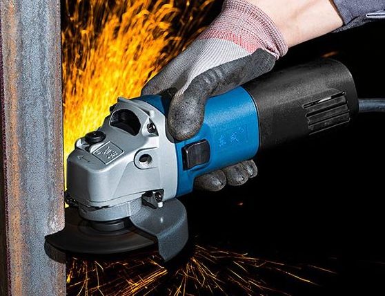 Electric100mm cutting and grinding mini angle grinder tool  with handle