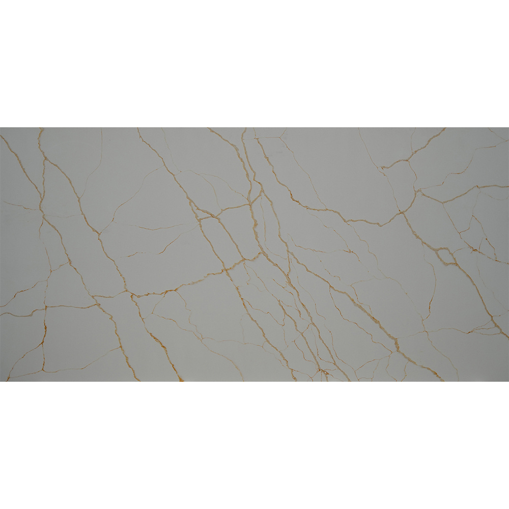 Macostone Calcatta Gold Quartz 6mm-30mm Thick Calacatta Gold White Quartz Stone Countertops Slabs