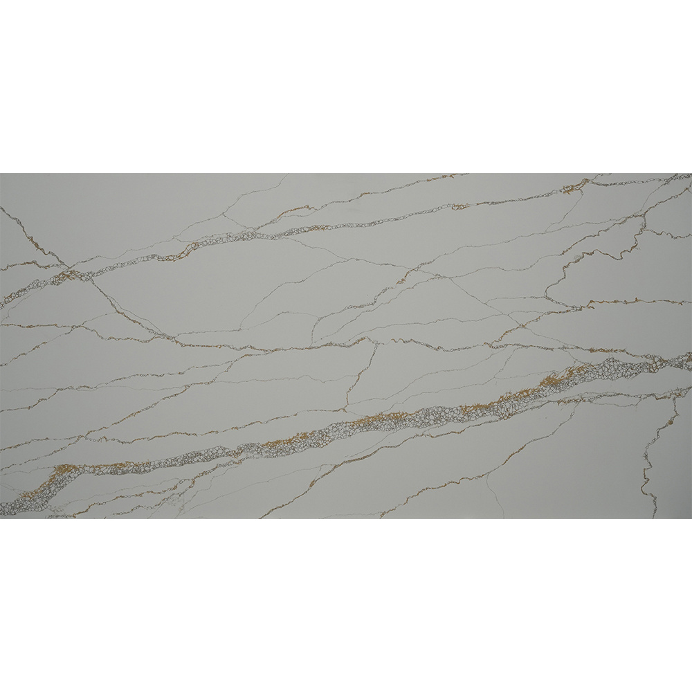 Macostone Calcatta Gold Quartz 6mm-30mm Thick Calacatta Gold White Quartz Stone Countertops Slabs