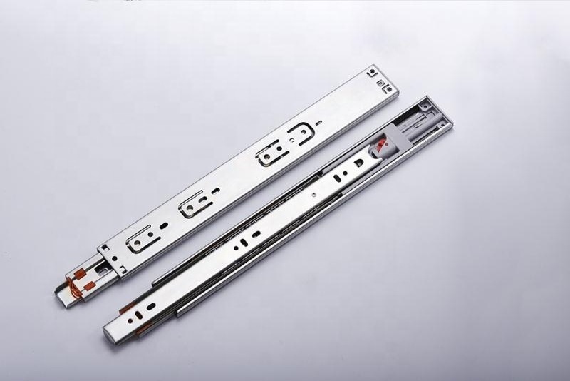 42mm Under Mount Drawer Slides 3 Fold Ball Bearing Slide