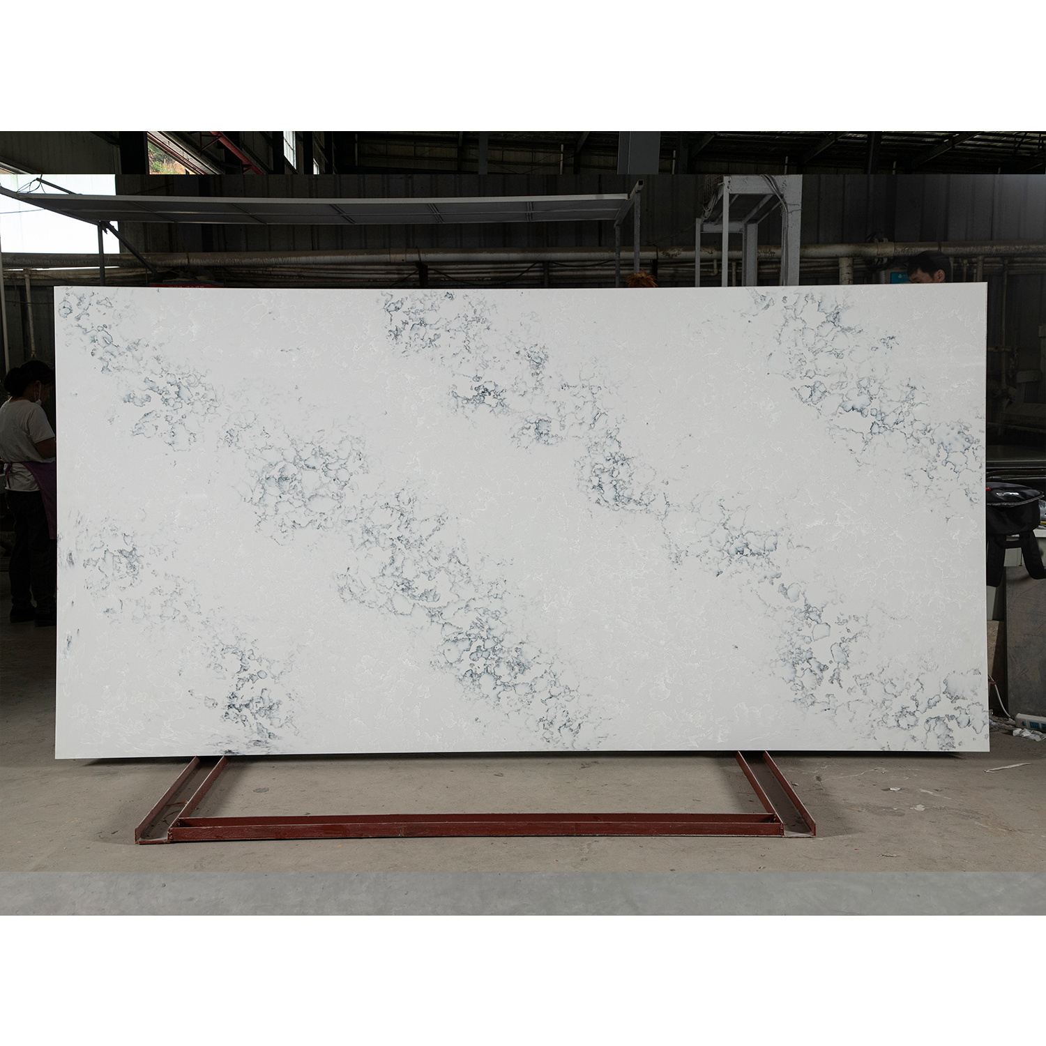 New Show Stone Quartz Alabaster Quartz Stone Slab for Kitchen Countertop