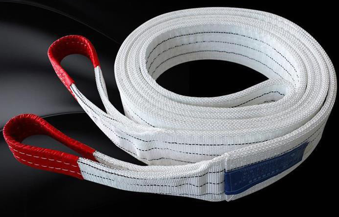 Durable flat stone slab lifting sling 5m+5ton belt