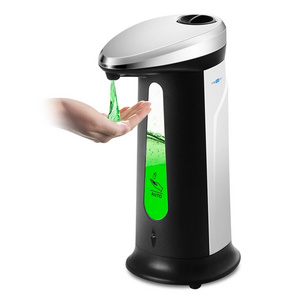 400ml Battery Hands Free Stainless Steel Contactless Gel Touch Free Small Car Automatic Hand Soap Dispenser