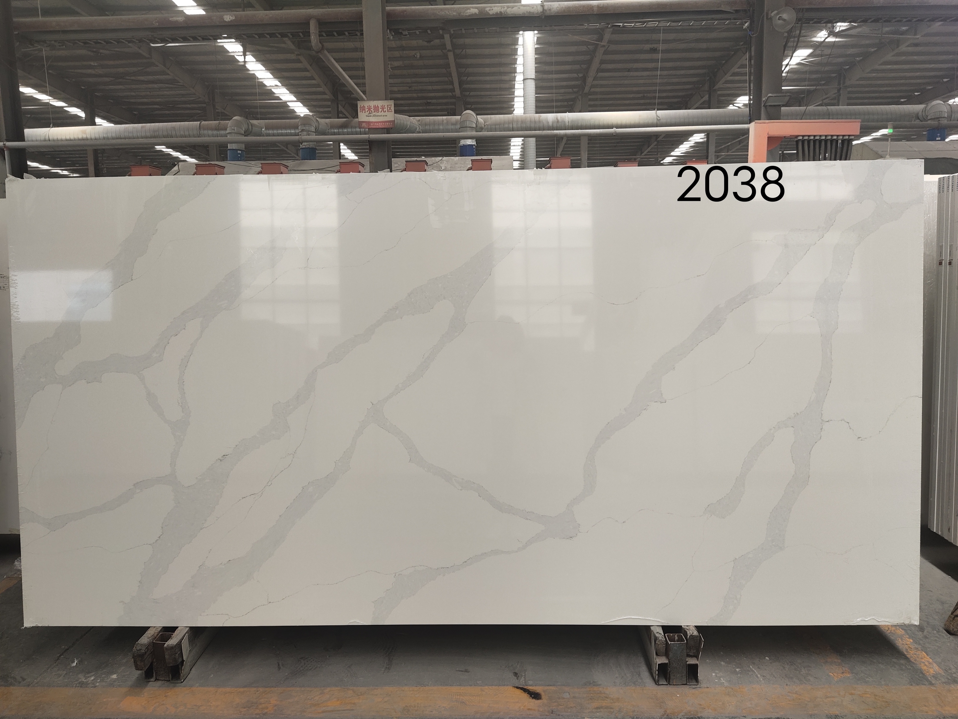 Precious Classic Jumbo Big Slab Surface Polished White Calacatta Wholesale Artificial Quartz Stone Countertop Quartz Slab Price