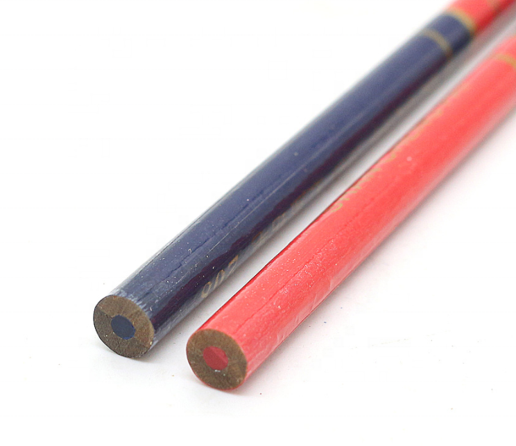 Macostone Double Color Red and Blue Wooden Carpenter Pencil