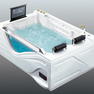 Japanese Ssww  Hydro Bubble Hot 150 Full Hd Luxury Outdoor Spa Acrylic Bath Tub Electronic Corner Massage Design Bathtubs