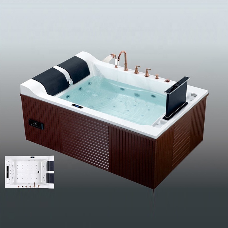 Japanese Ssww  Hydro Bubble Hot 150 Full Hd Luxury Outdoor Spa Acrylic Bath Tub Electronic Corner Massage Design Bathtubs