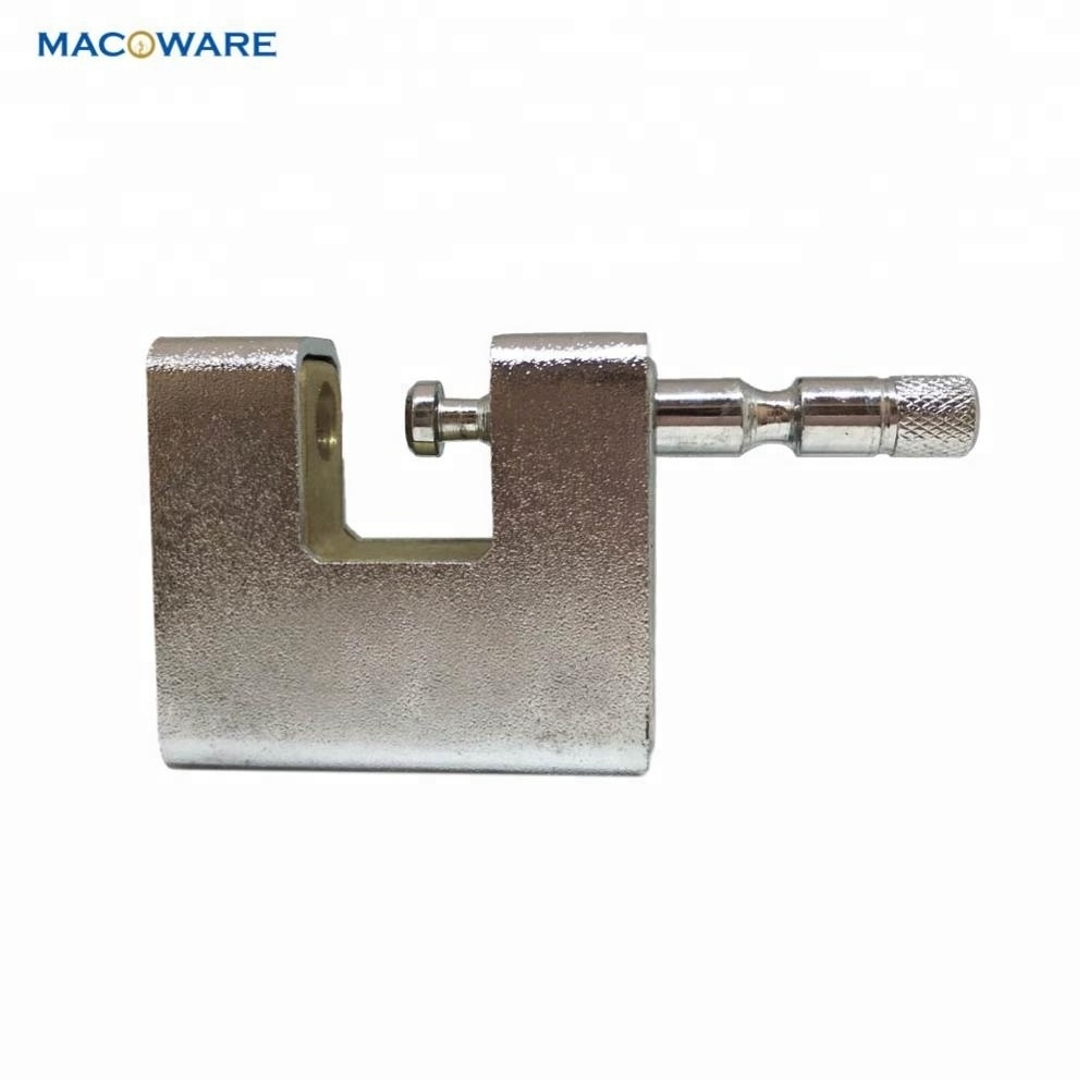 High Security top security Armoured Rectangular Shackle brass pad lock warehouse Padlock Key Lock