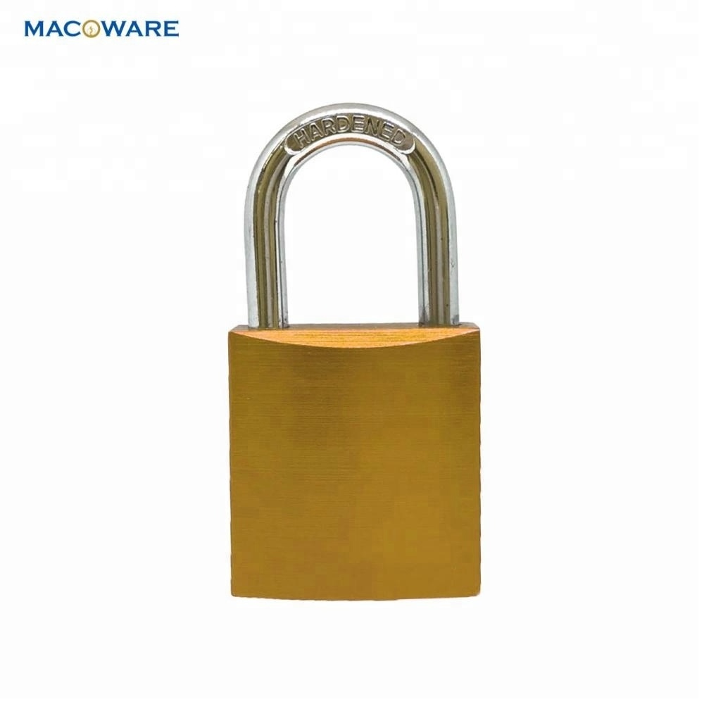 High Security 38mm Aluminium OEM Safety Removable Cylinder Safety Lockout Lock Padlock