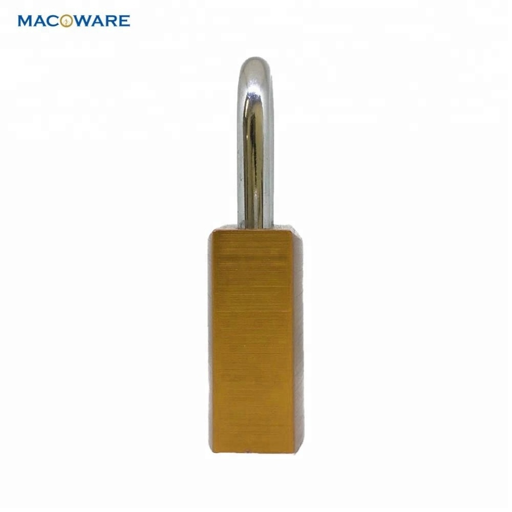 High Security 38mm Aluminium OEM Safety Removable Cylinder Safety Lockout Lock Padlock