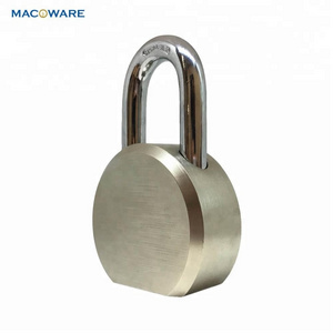 High Quality Security Durable Heavy Duty Round Solid Steel Lock Padlock