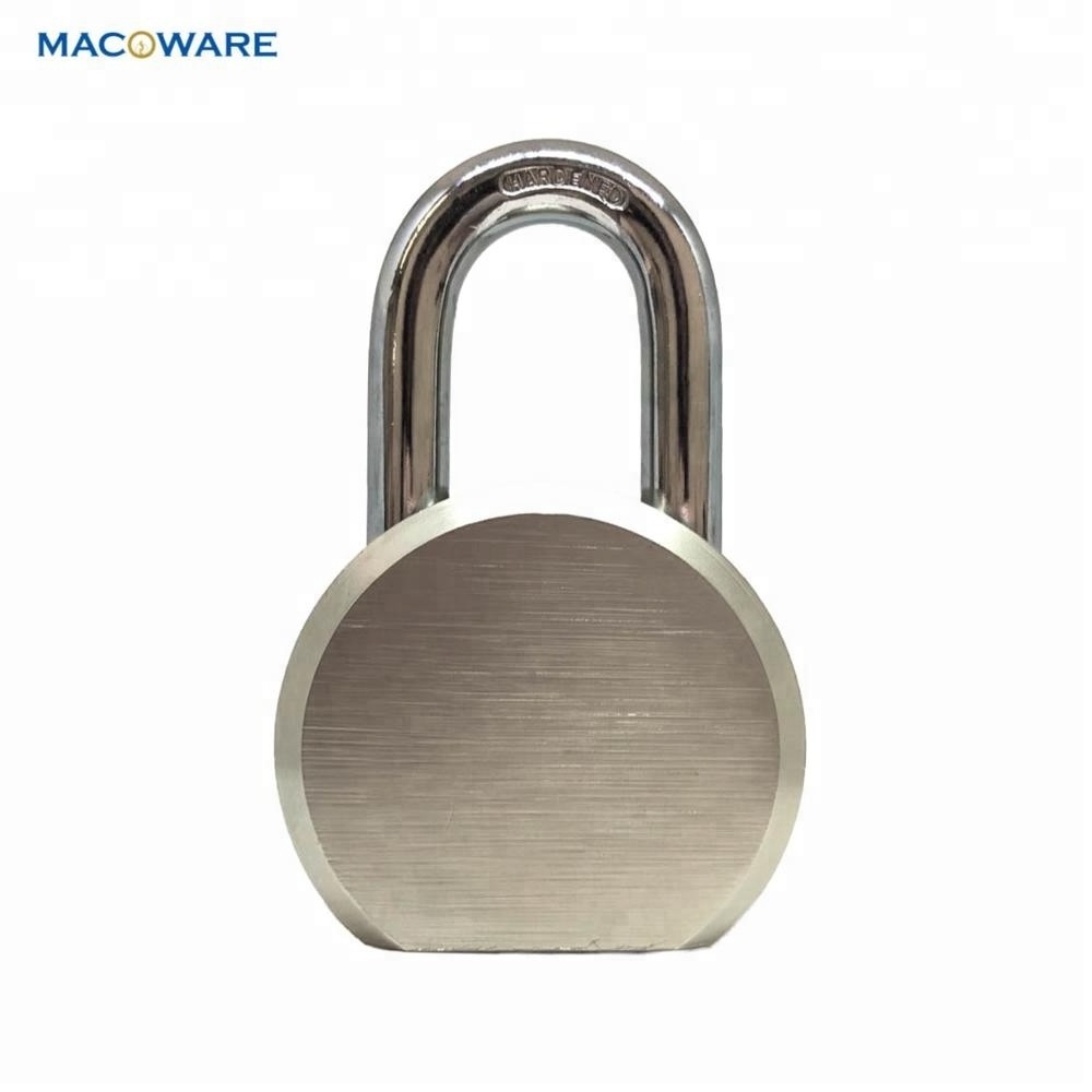 High Quality Security Durable Heavy Duty Round Solid Steel Lock Padlock