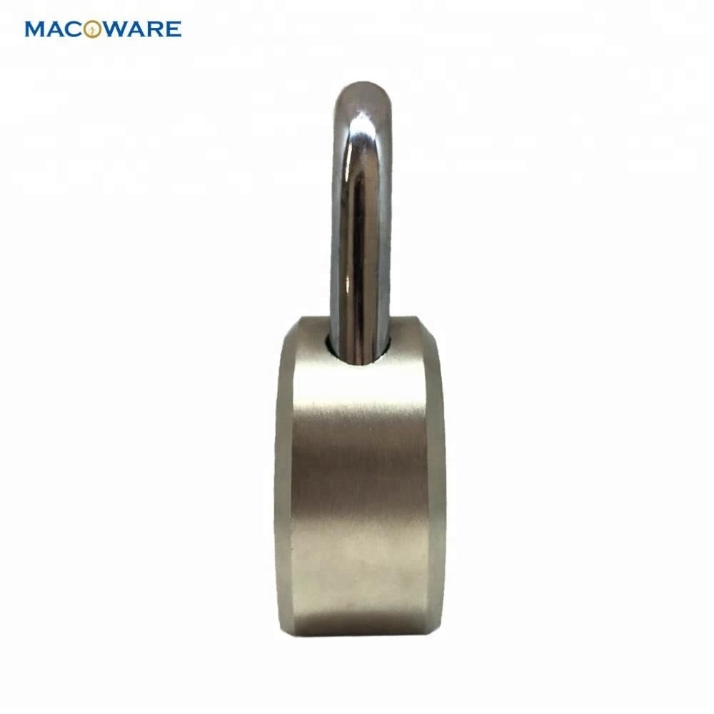 High Quality Security Durable Heavy Duty Round Solid Steel Lock Padlock