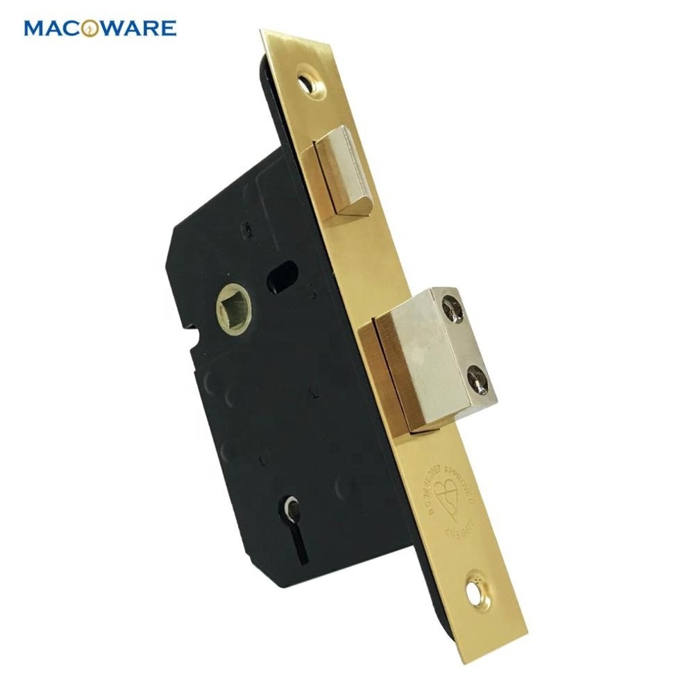 Wholesale High Security 3 inch BS Kitemark 5 Lever Sash Latch Deadbolt UK Standard Anti Saw Mortise Door Lock