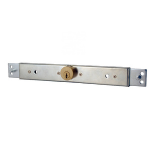 Top Durable High Secure Steel Case Brass Cylinder Brass keys Narrow Type manual rolling Shutter Garage Door Lock