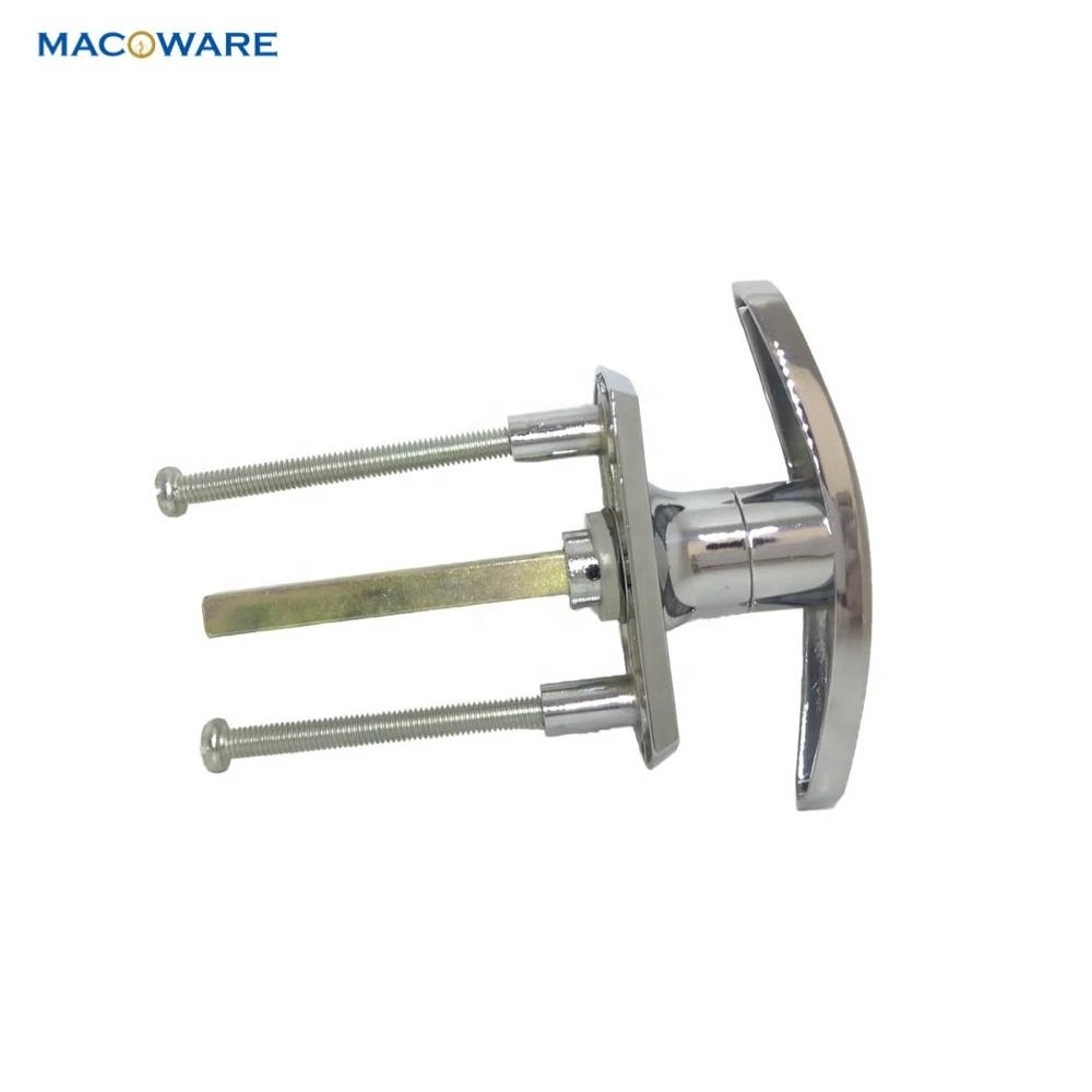 Garage Door T Zinc Alloy Locking Handle / Cabinet door T Handle Lock