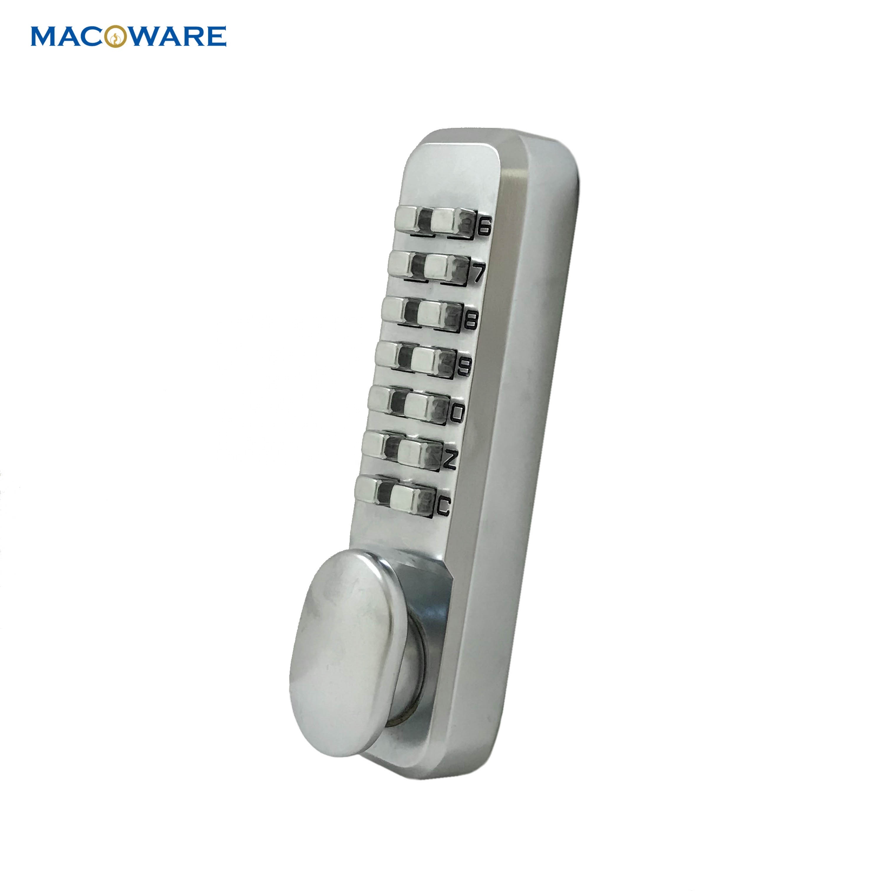 Top Security Outdoor Password Mechanical Digital Push Button Door Lock