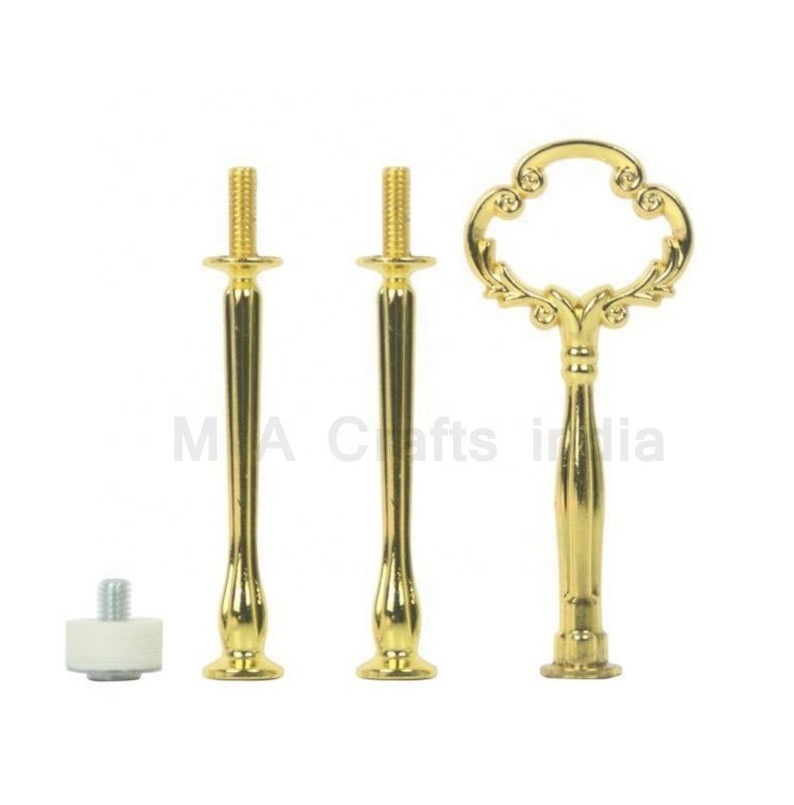 High-Quality Hot Selling Good Quality Factory Sale 3 Tiers fitting Cake Metal Stand Set Flatware Set Cake Stand Cake Fitting