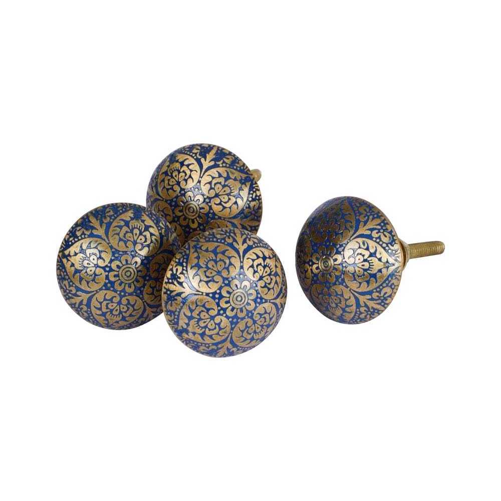 Latest Design Highly Decorative Golden Brass Door Knob for Export Sale from India