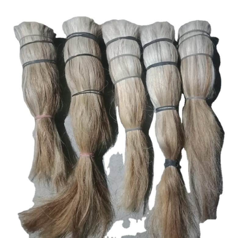 Handmade Cow And Buffalo Tail Hair Making For Brush Cattle Tail Hair Indian tail hair bundle Manufacturer from india