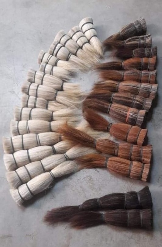 Wholesale Brush making Best Natural Horse hair for making brush Tail Hair from India at Best Price from factory