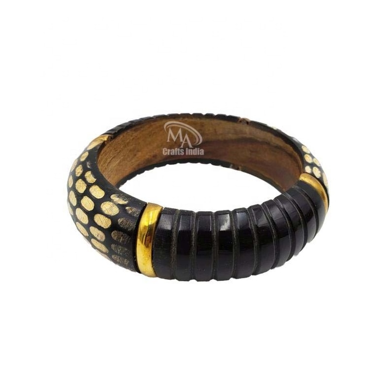 High Quality Hot Selling Buffalo Horn Animal Print Bangle for Girls & Women at Best Price