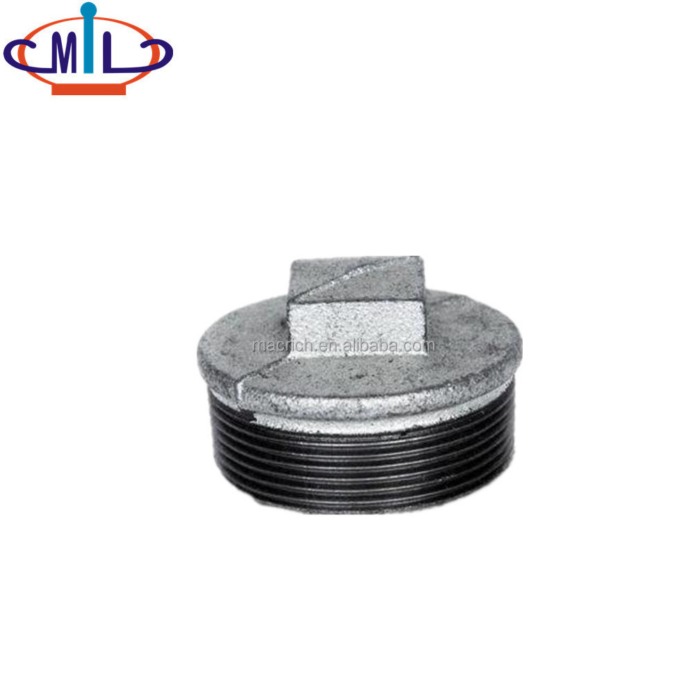 BS4568 hot galvanized malleable conduit pipe stopper plug