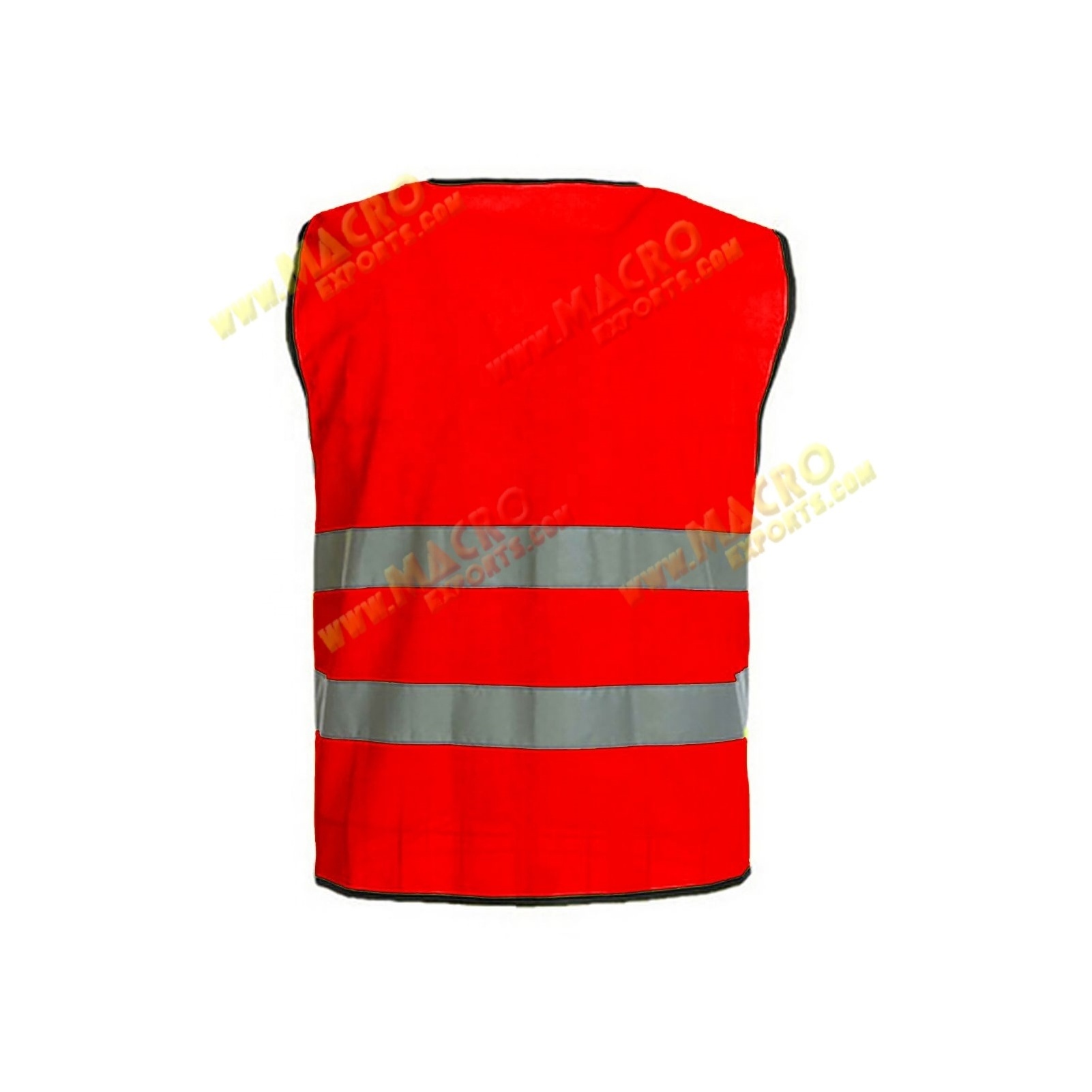 High Quality Custom Logo Gauze Knitted Safety Reflective Vest High Visibility Security Construction Reflective Vest With Pocket