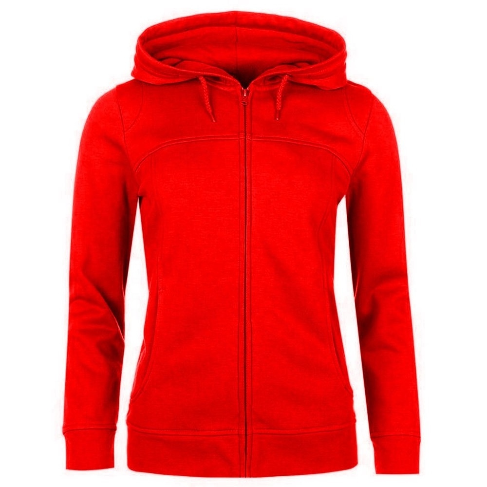 Premium Women Hooded Jumper Zip-Up Hoodie Sweatshirt with Customizable Options Stylish Adult Hoody Jersey for Casual Wear