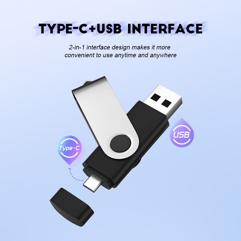 Microflash Customized High Speed type c 8gb 16gb 32gb 6gb Usb Flash Drive 2 In 1 Otg Pen Drive otg usb flash drive