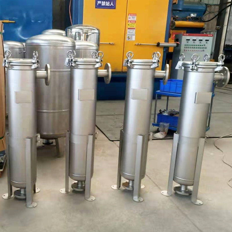 Liquid/oil/wine/beer/honey/syrup/paint filtration machine Stainless Steel 304 multi Bag Filter Housing