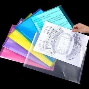 High quality plastic stationery A4 PP document box file folder envelope file