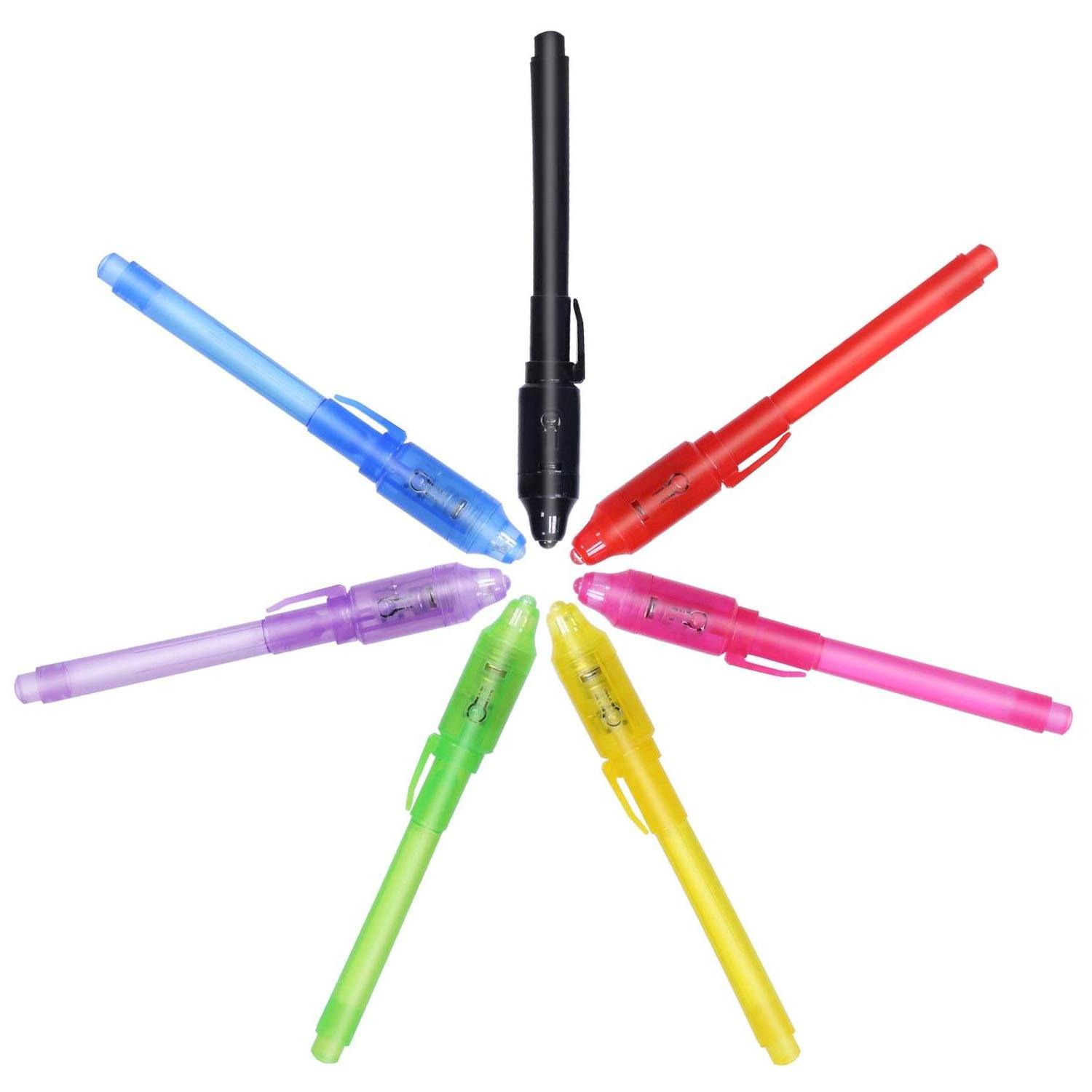 Invisible Ink Pen with uv Light Secret Message Writer Magic Marker