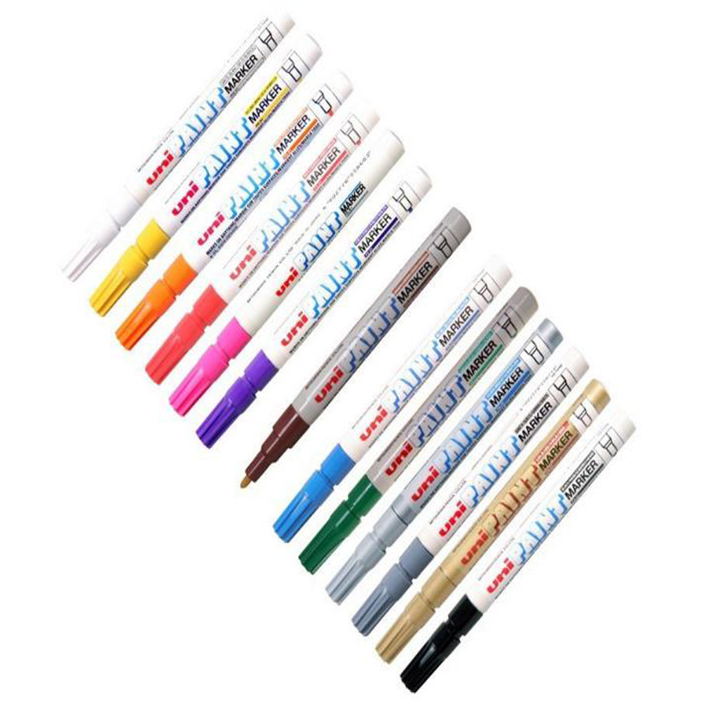 Uni Mitsubishi Paint PX-21 Fine Tip Marker Pen Waterproof Car Tyre Tire Tread Rubber Uni Posca Paint Marker