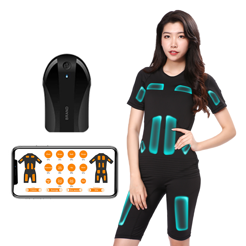 Wireless ems power suit wholesale silicone full body ems fitness ems training suit