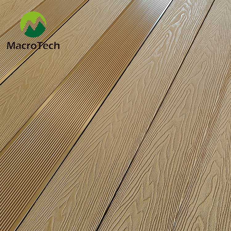 Modern Water Resistant Exterior Eco-Friendly Extrusion Wpc Flooring Composite Decking Board