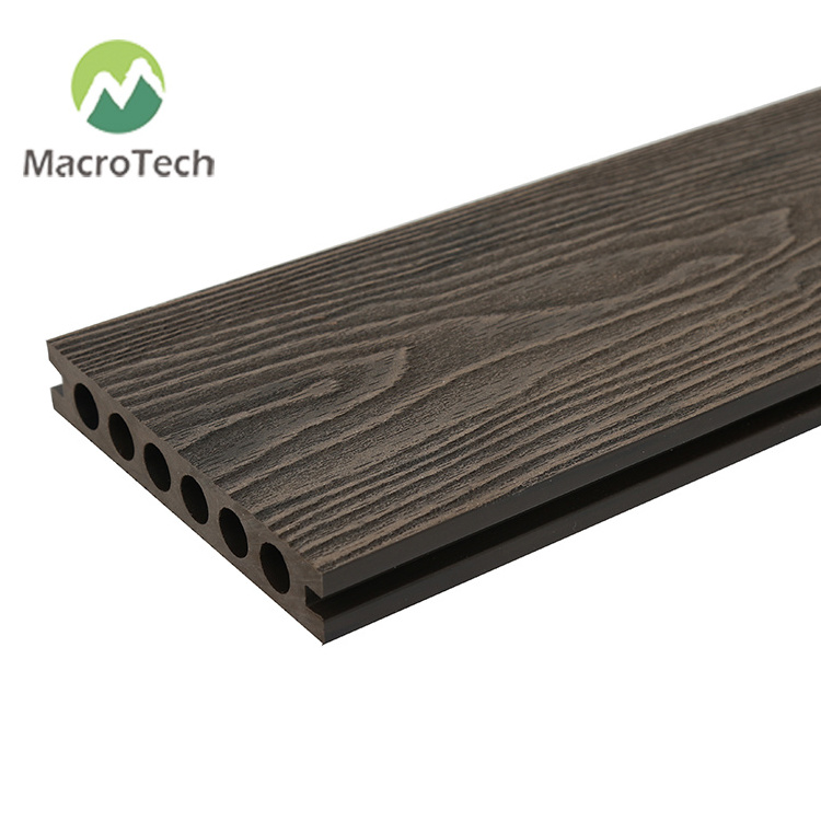 Modern Water Resistant Exterior Eco-Friendly Extrusion Wpc Flooring Composite Decking Board