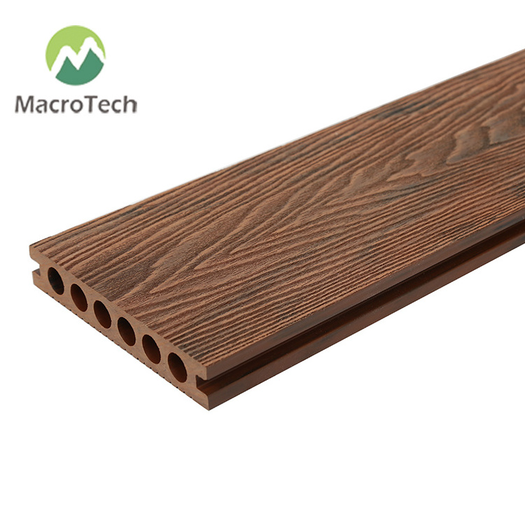 Modern Water Resistant Exterior Eco-Friendly Extrusion Wpc Flooring Composite Decking Board