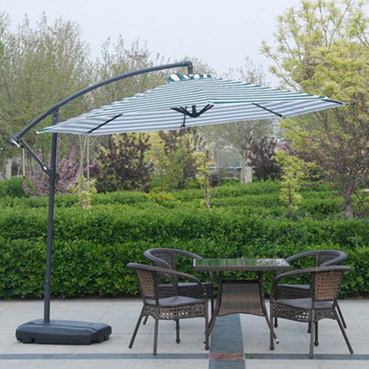 Banana outdoor umbrella beach chair clamp umbrella striped patio umbrellas