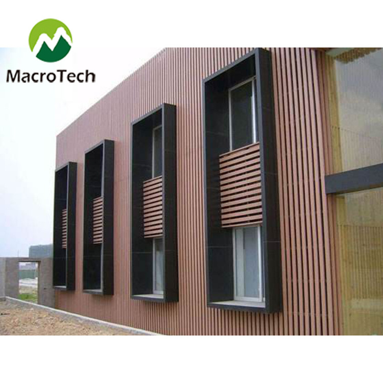 Co Extrusion 3d Cladding Composite Indoor Interior Wpc Outdoor Fluted Wall Panel 219*26