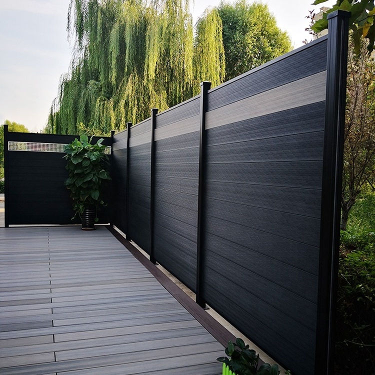 Beautiful Garten Zaun Fences for Garden Wooden Fence WPC Fence Wood-plastic Composite Environmental Material 160*20mm