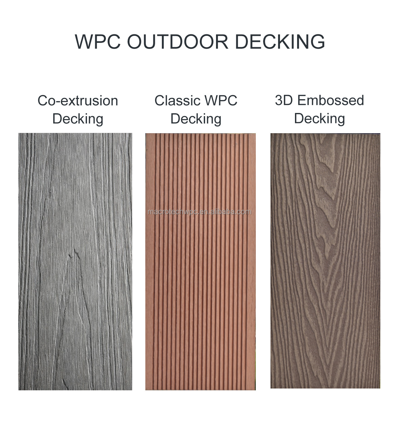 140*23mm wpc decking embossed wood plastic composite flooring  outdoor wpc