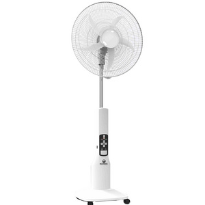 Newest style Solar 18 inch Cooling Electric Rechargeable Fan With Light